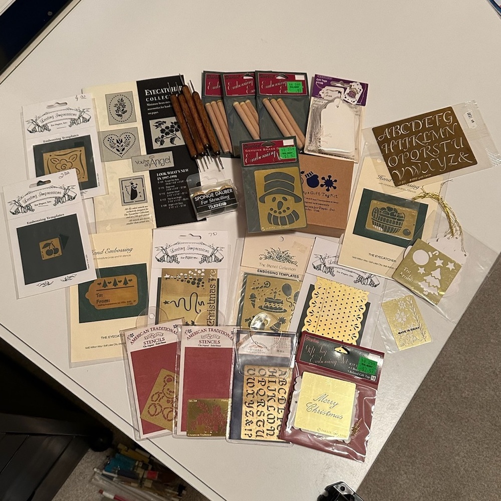 Stencils Scrapbooking Bundle - NWT